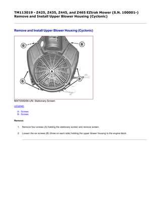 z445 parts diagram