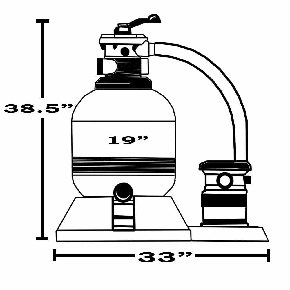 waterway sand filter parts diagram