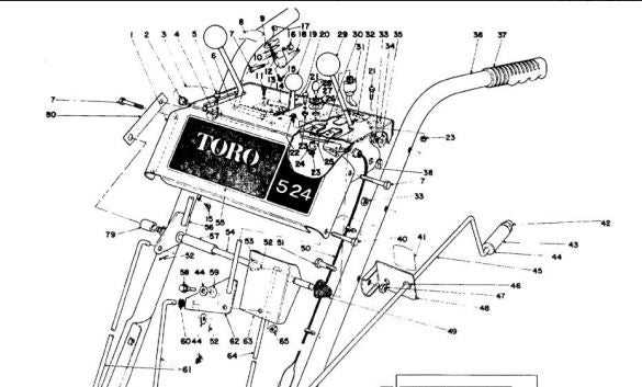 toro snowblower parts diagram