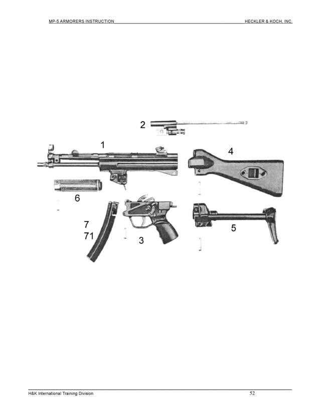 mp5 parts diagram