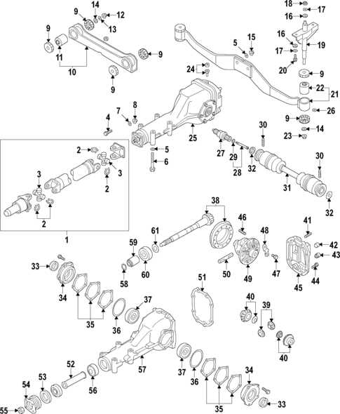 rear differential parts diagram