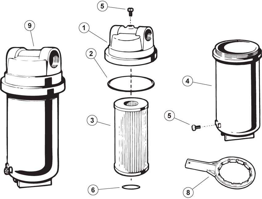 hayward pool filter parts diagram