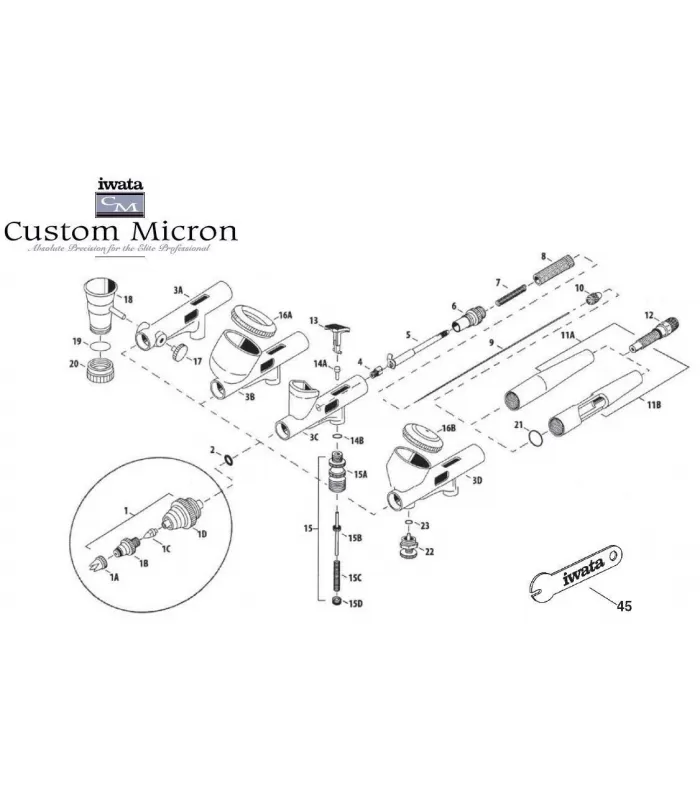 iwata neo parts diagram