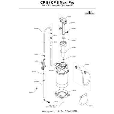 diagram knapsack sprayer parts