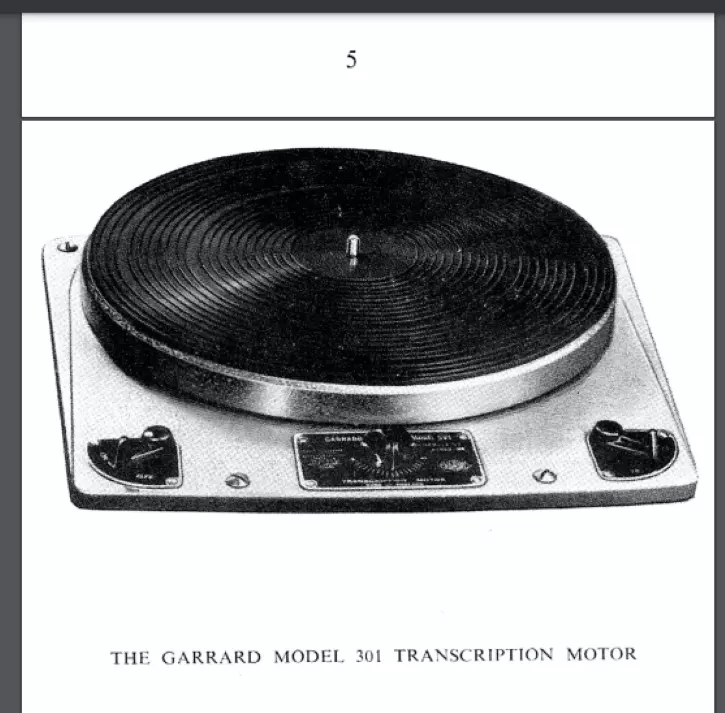 turntable parts diagram