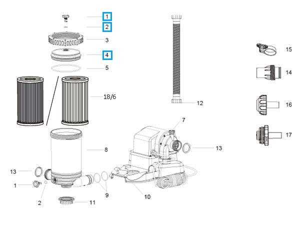 intex pool pump parts diagram