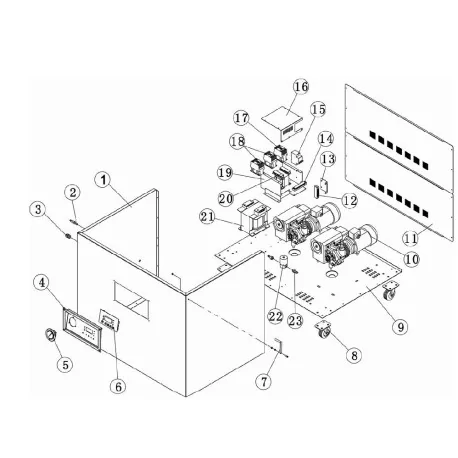 galanz fridge parts diagram