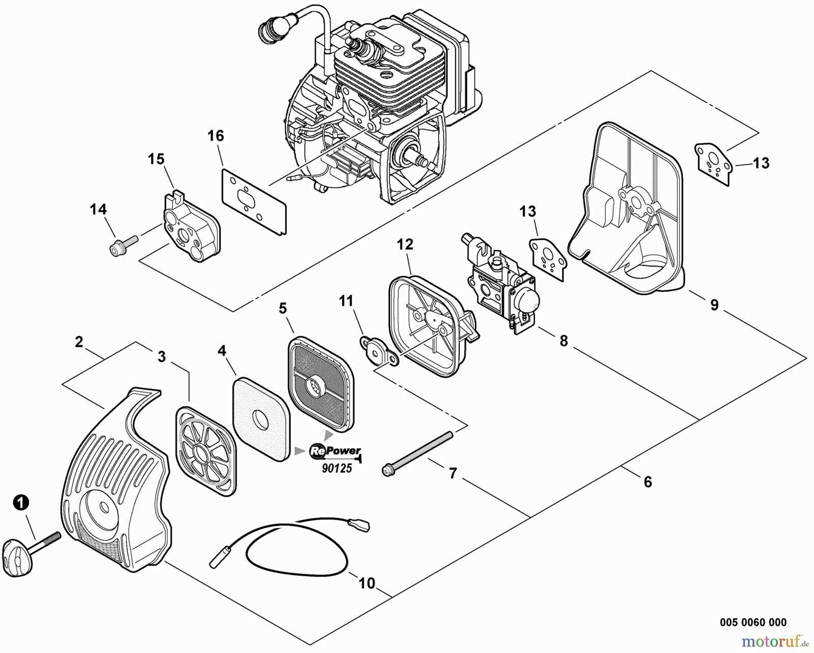 echo srm 266 parts diagram