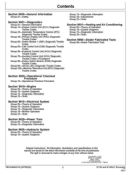 john deere e130 parts diagram