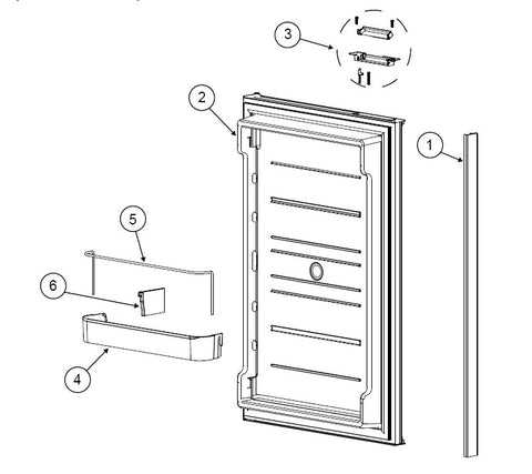 kitchenaid refrigerator parts diagram