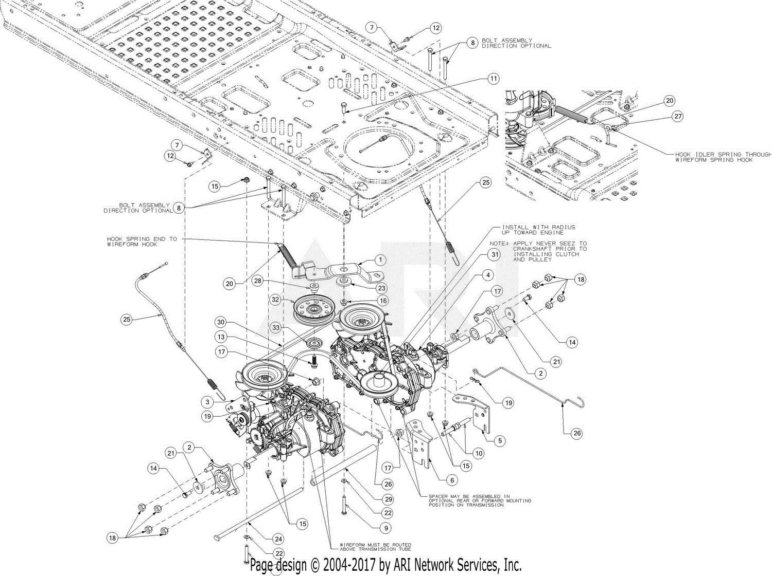 troy bilt tb516 ec parts diagram