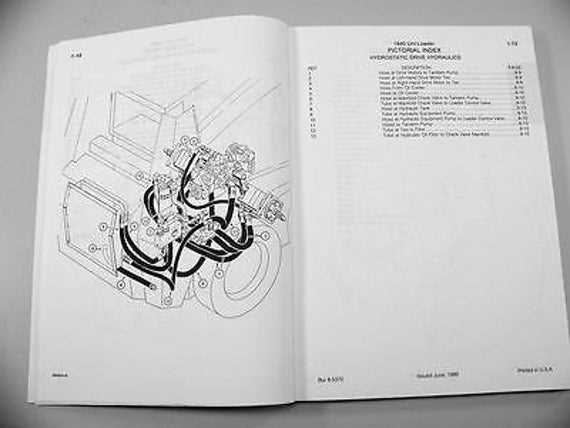 case 1840 skid steer parts diagram