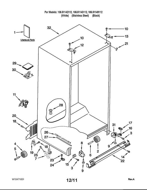 kenmore upright freezer parts diagram