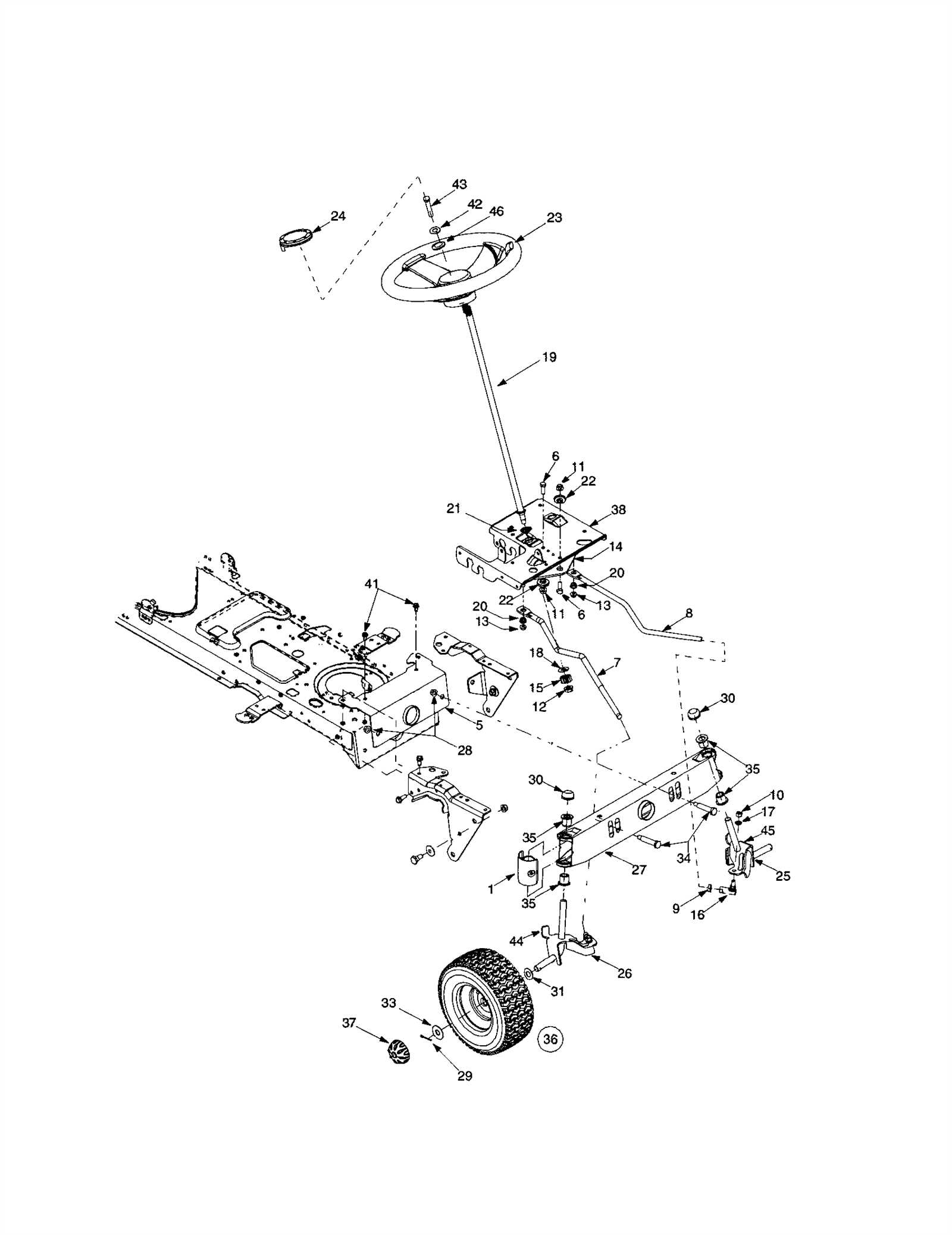 huskee lawn mower parts diagram