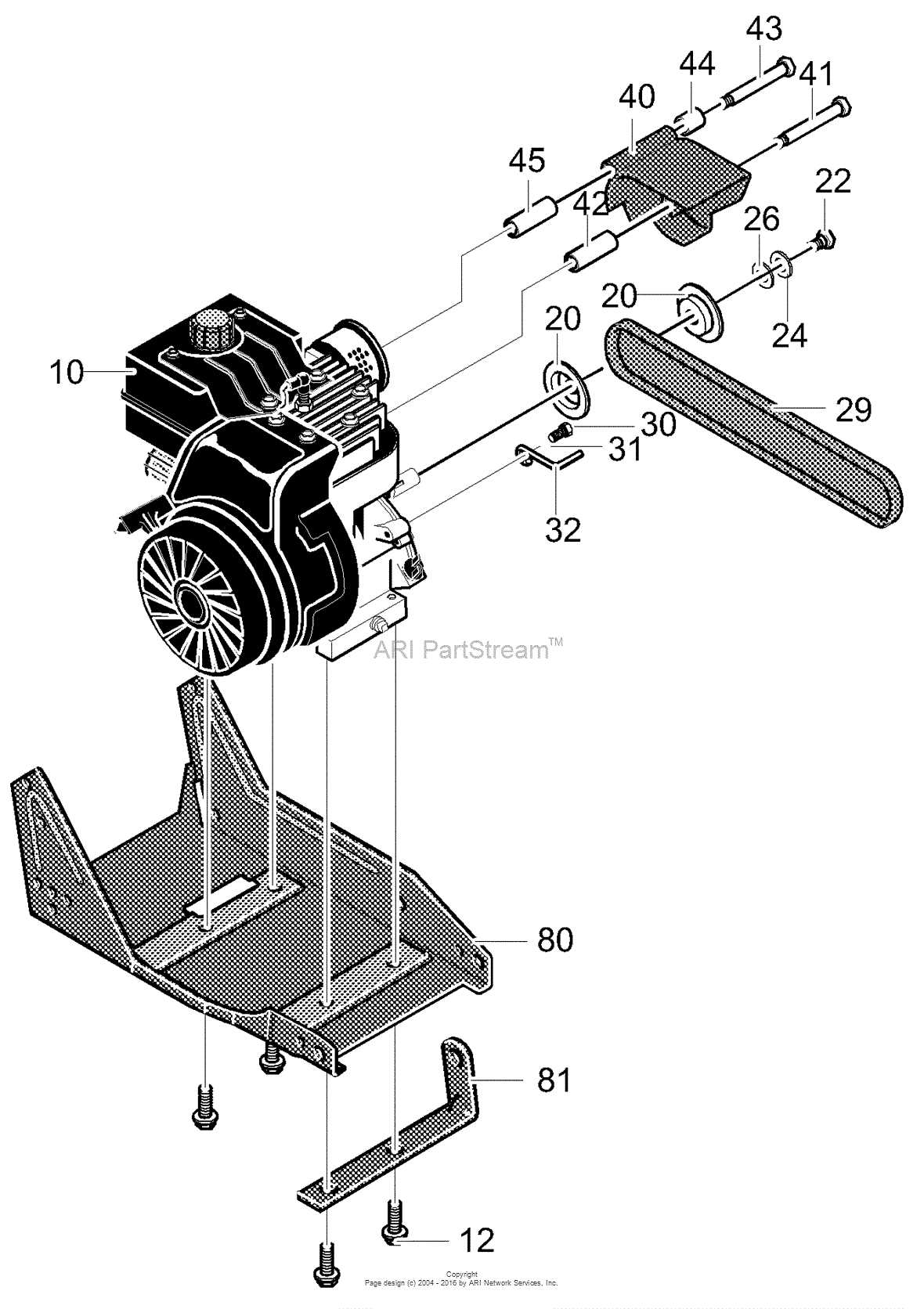 power trim edger parts diagram