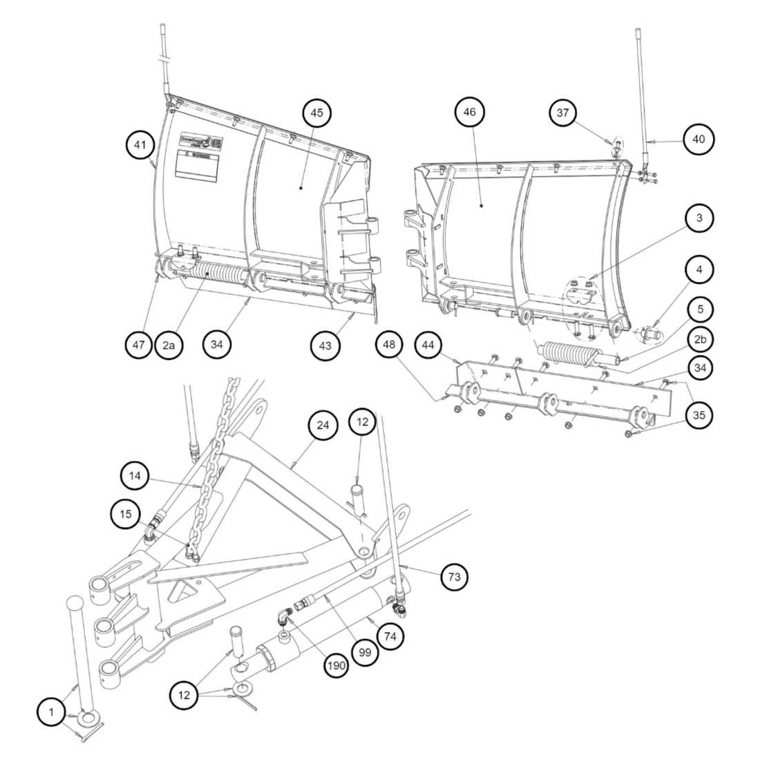 snowdogg plow parts diagram