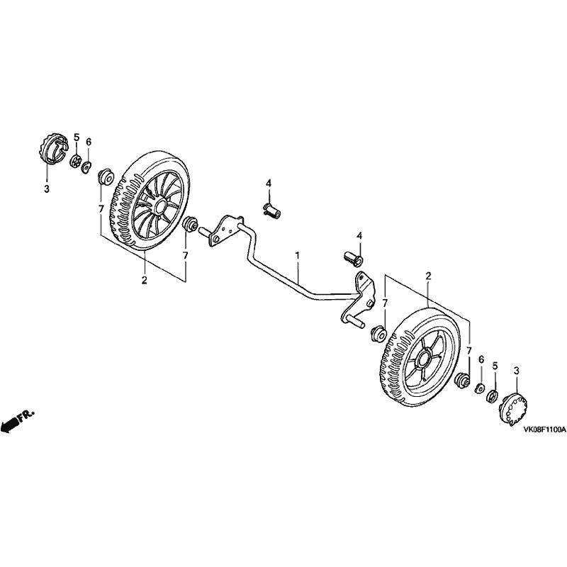 honda hrx217hxa parts diagram