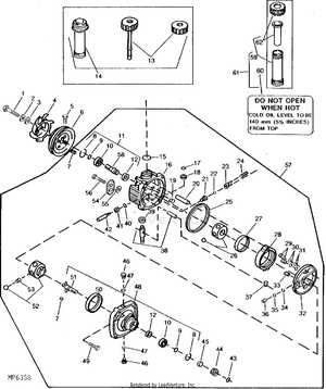 john deere hydro 175 parts diagram