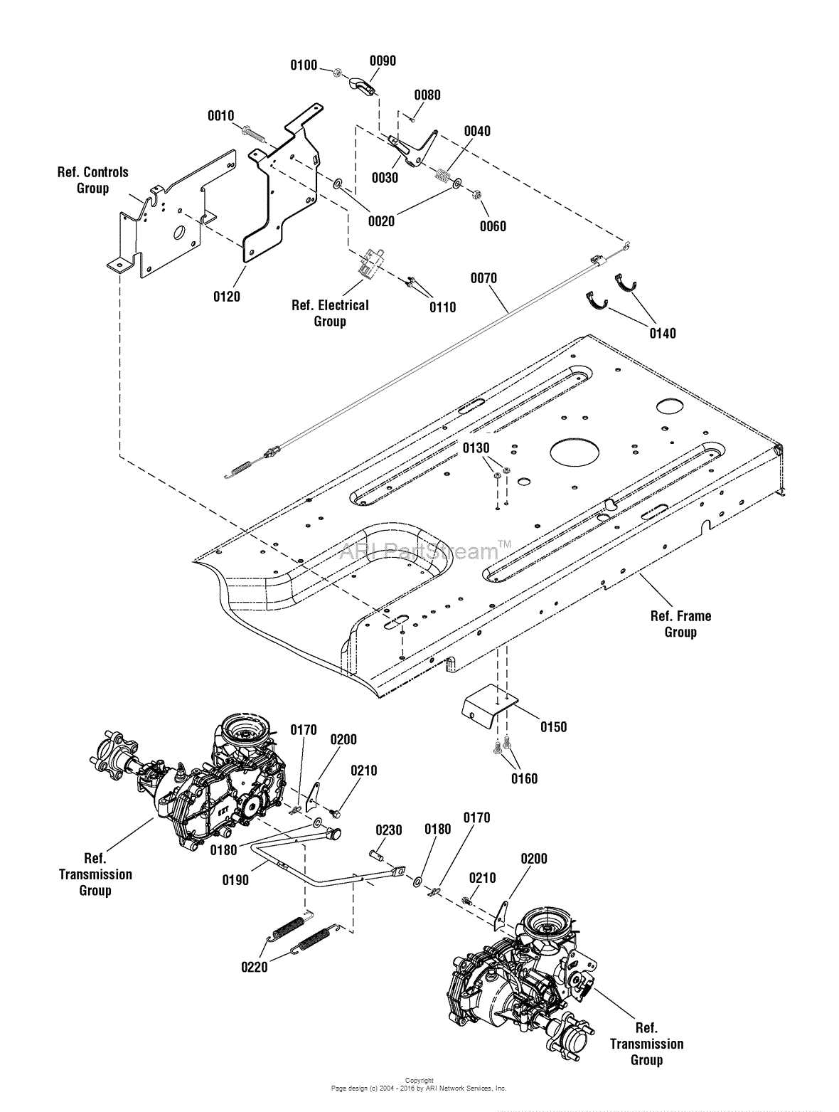 kubota 48 mower deck parts diagram