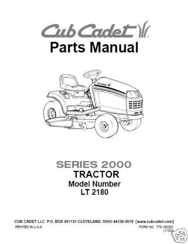 cub cadet st100 parts diagram