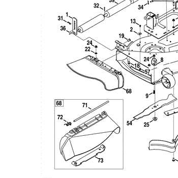 craftsman 54 mower deck parts diagram