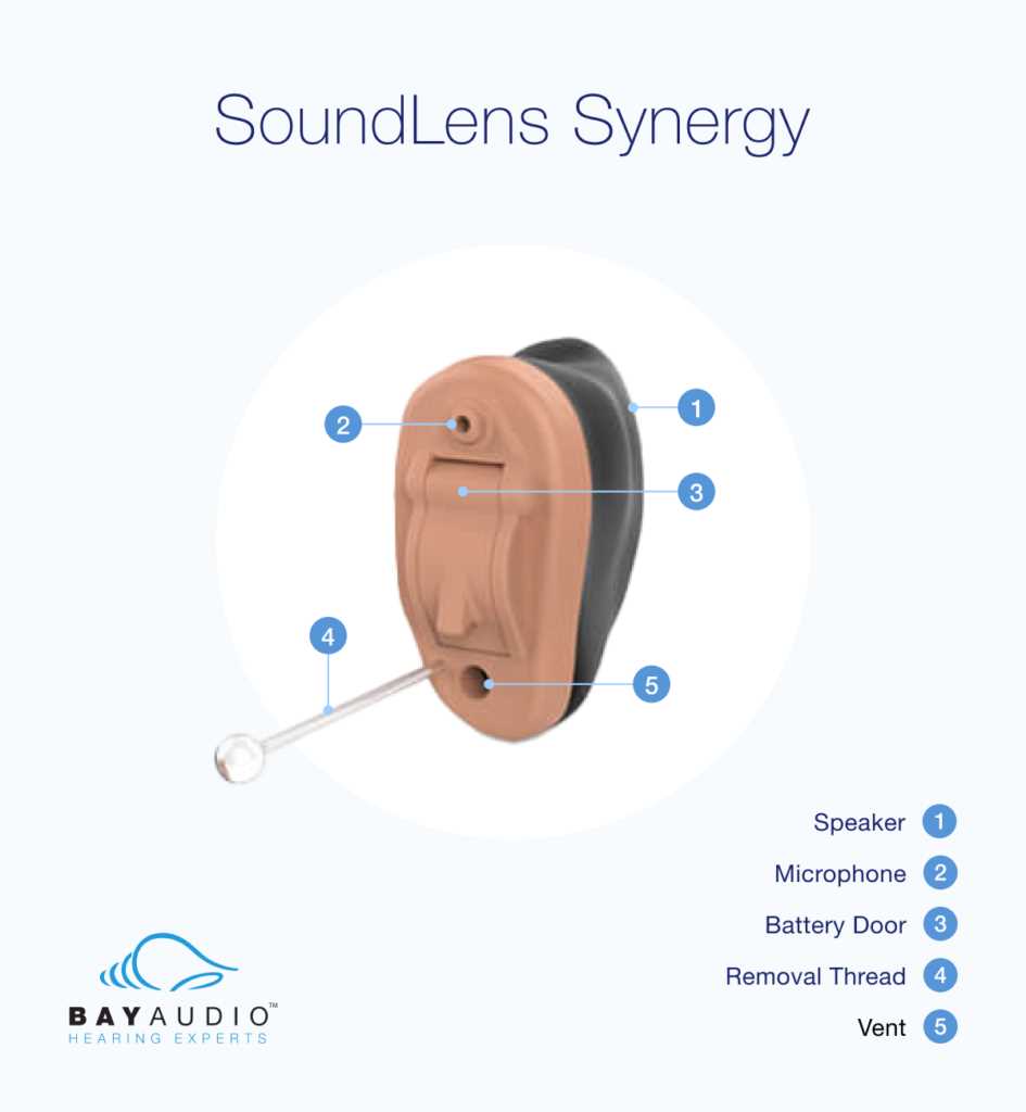 diagram hearing aid parts