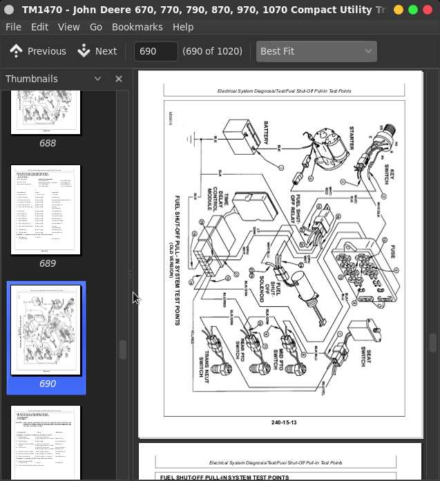 john deere 970 parts diagram