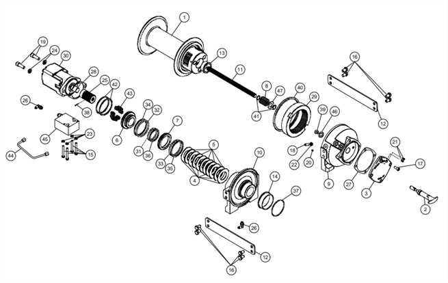 ramsey winch parts diagram