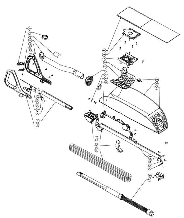 oreck xl parts diagram