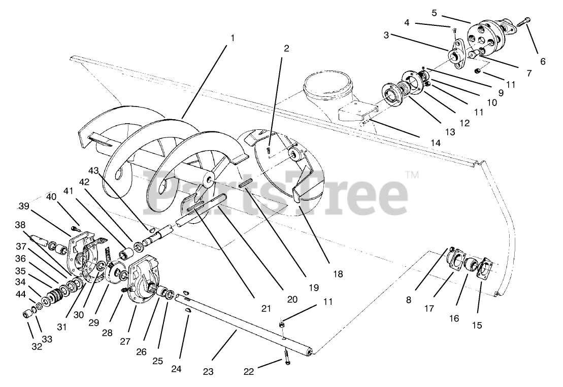 toro snowblower parts diagram