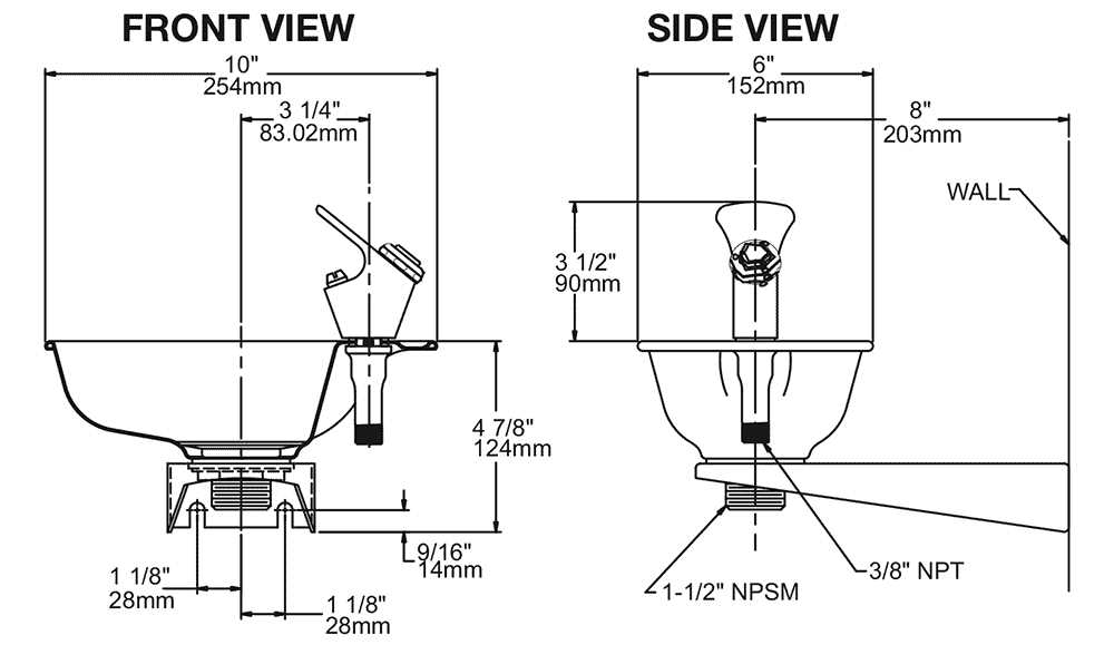 halsey taylor water fountain parts diagram