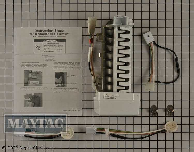 whirlpool ice maker parts diagram