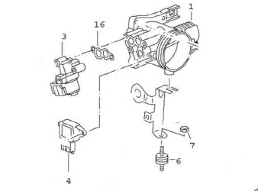 throttle body parts diagram