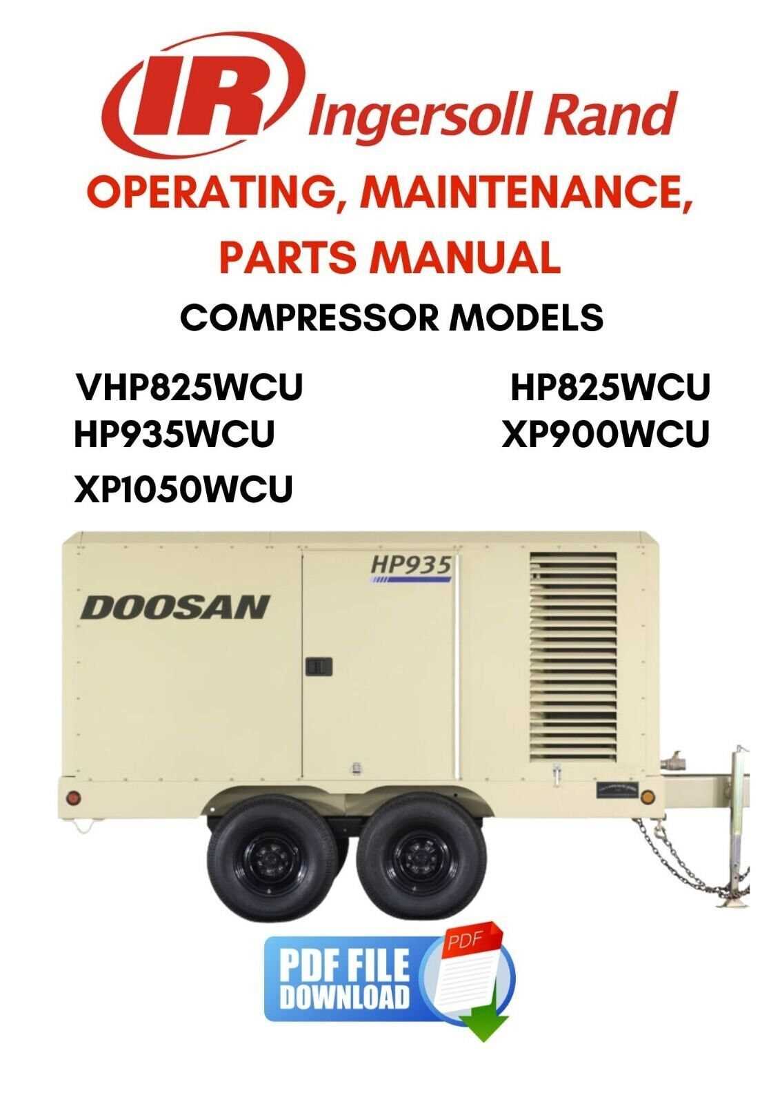 ingersoll rand parts diagram