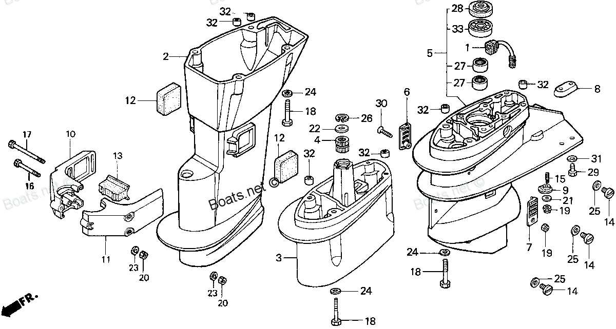 honda 9.9 outboard parts diagram