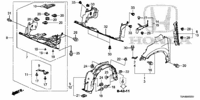 honda cr v body parts diagram