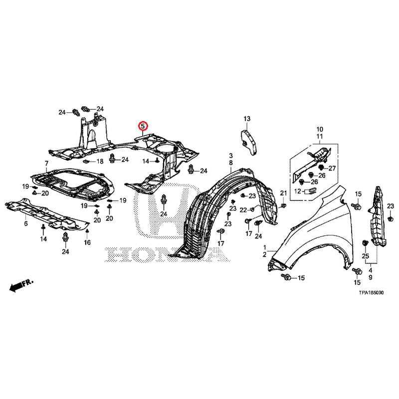 honda cr v body parts diagram