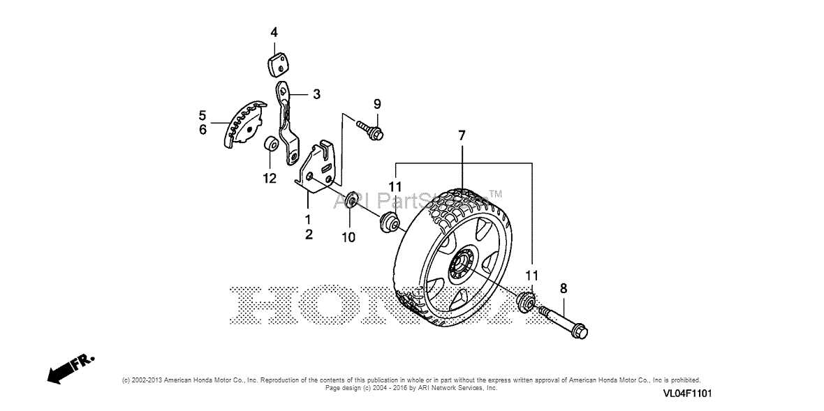 honda hrr2163tda parts diagram