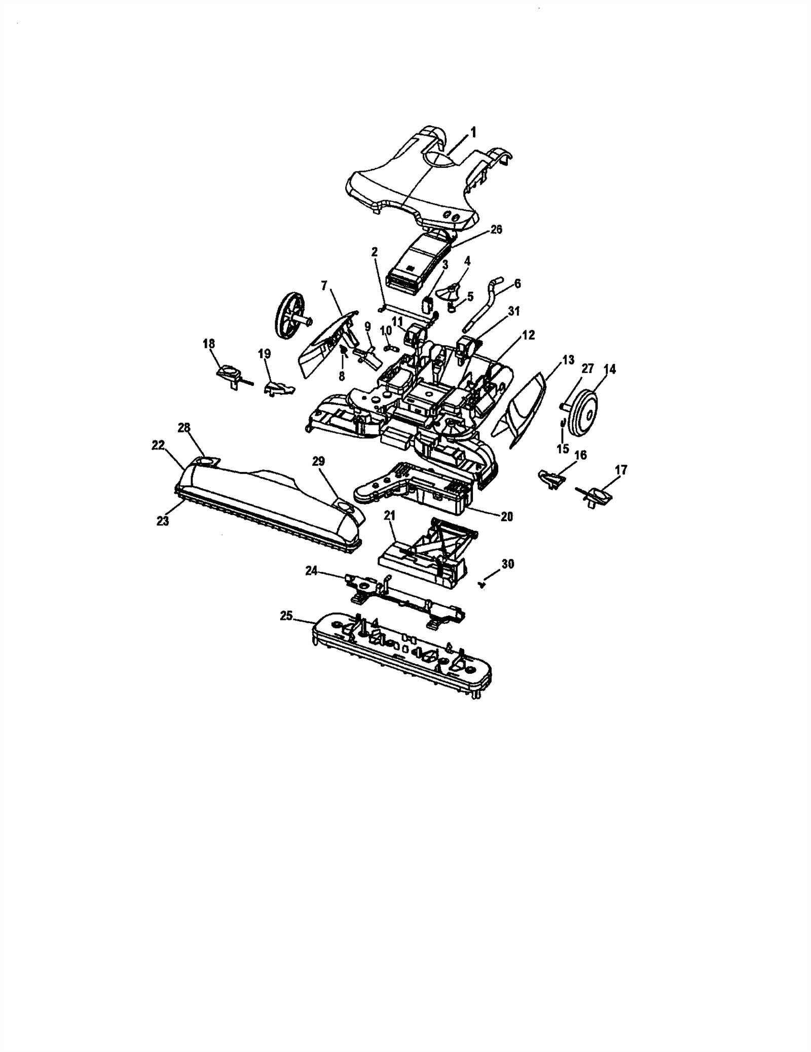 hoover floormate parts diagram