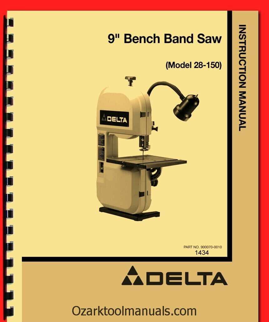 horizontal band saw parts diagram