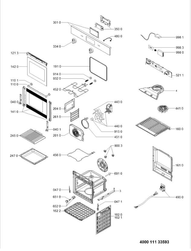 hotpoint range parts diagram