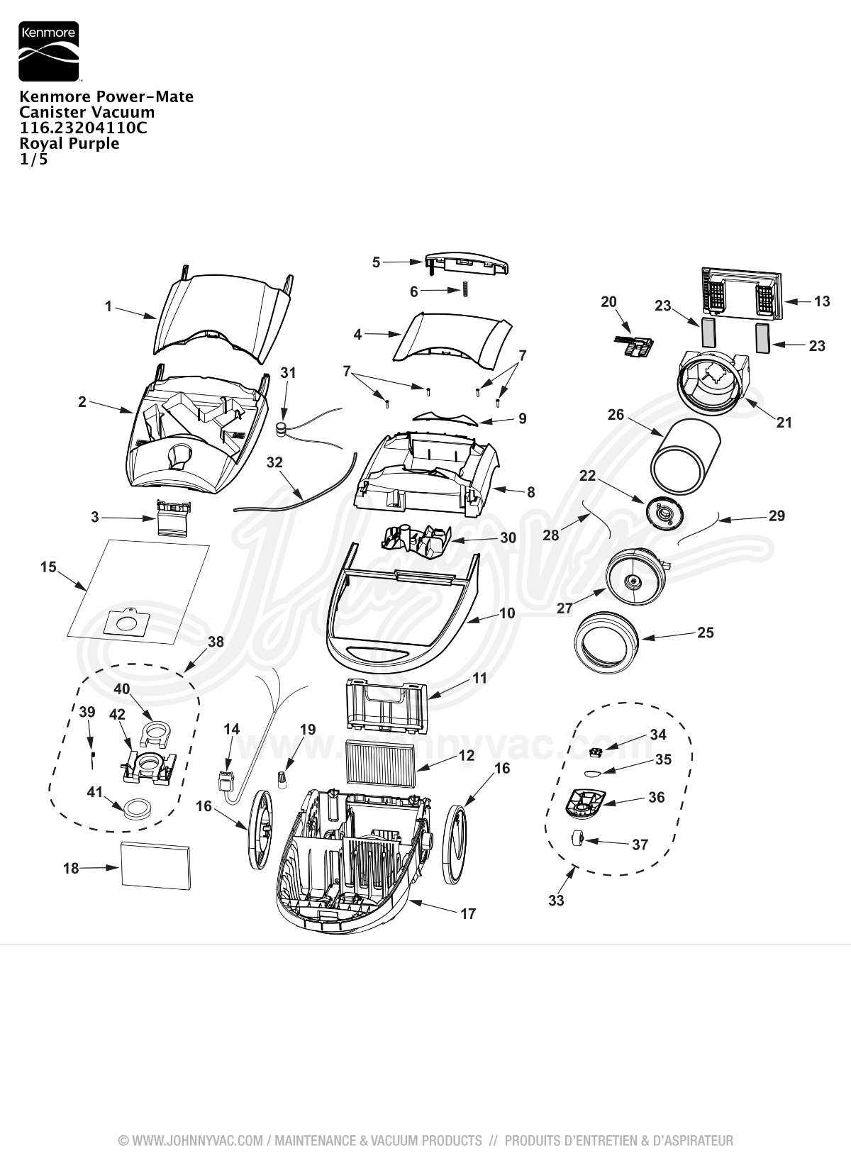hrr2169vka parts diagram