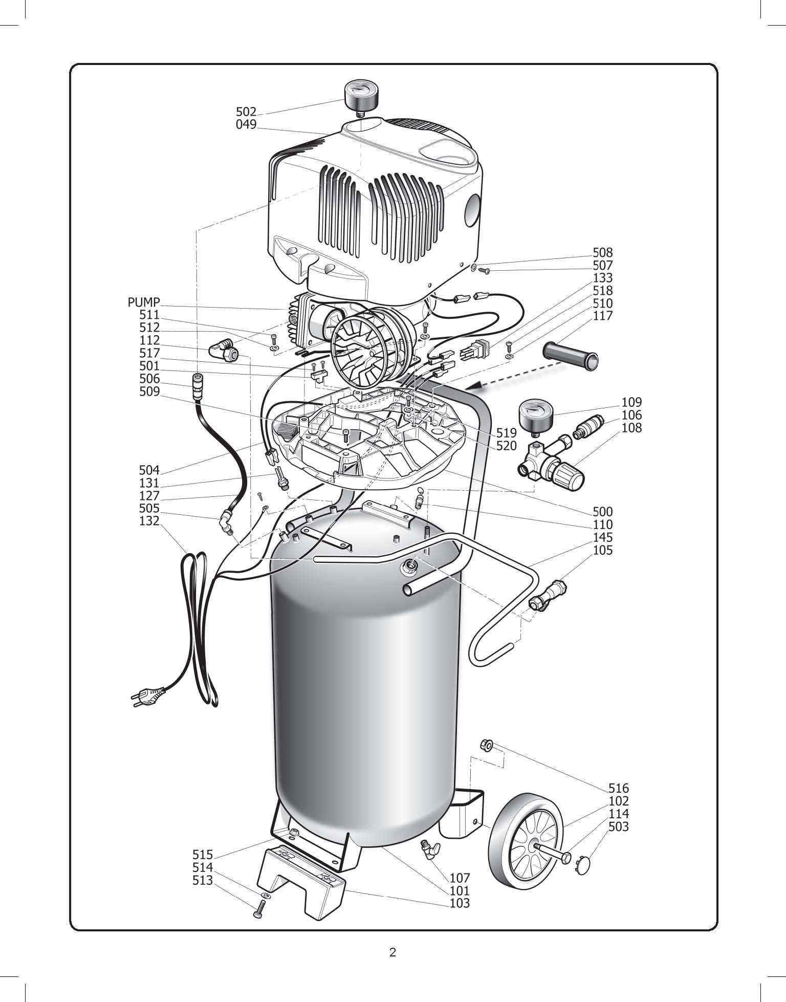 husky pressure washer parts diagram