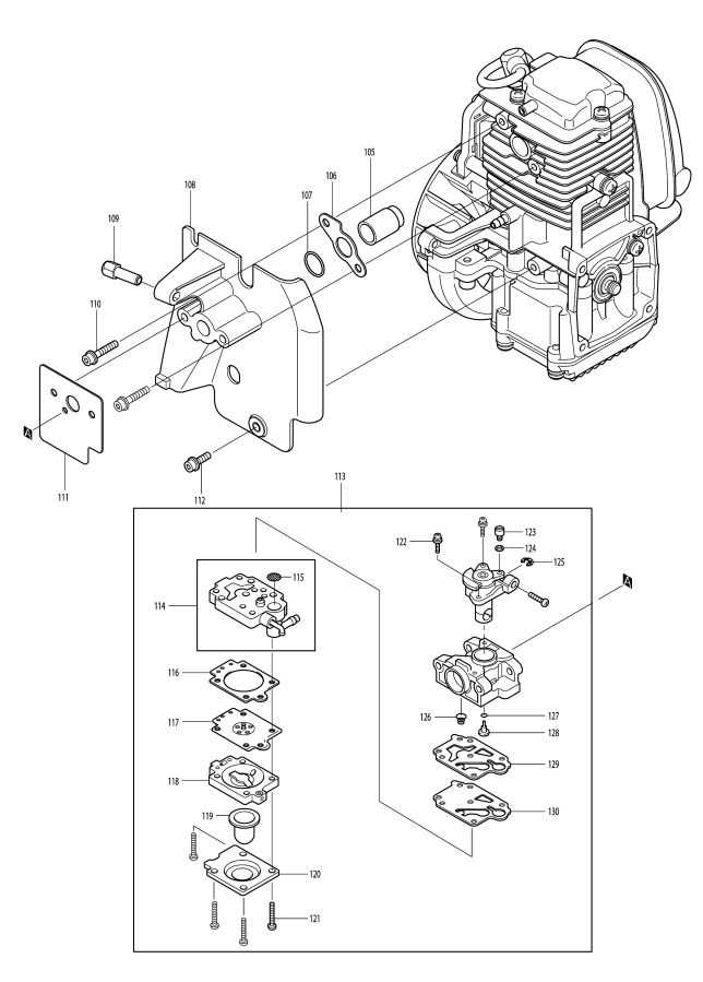 husqvarna 125b parts diagram