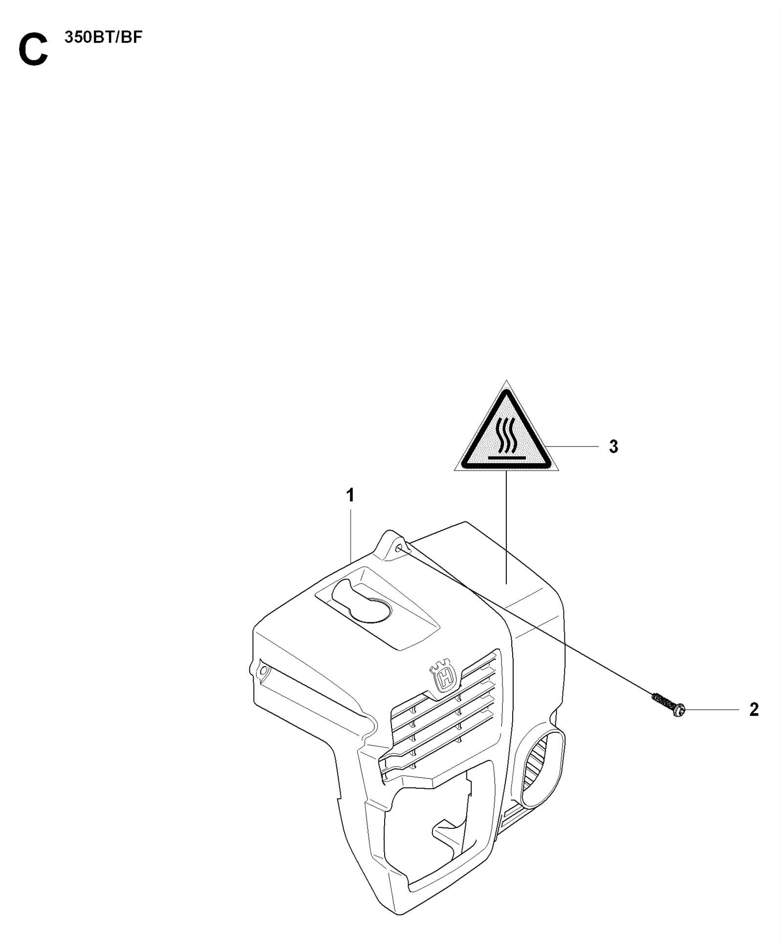 husqvarna 350bt parts diagram