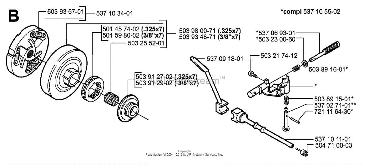 husqvarna 359 parts diagram