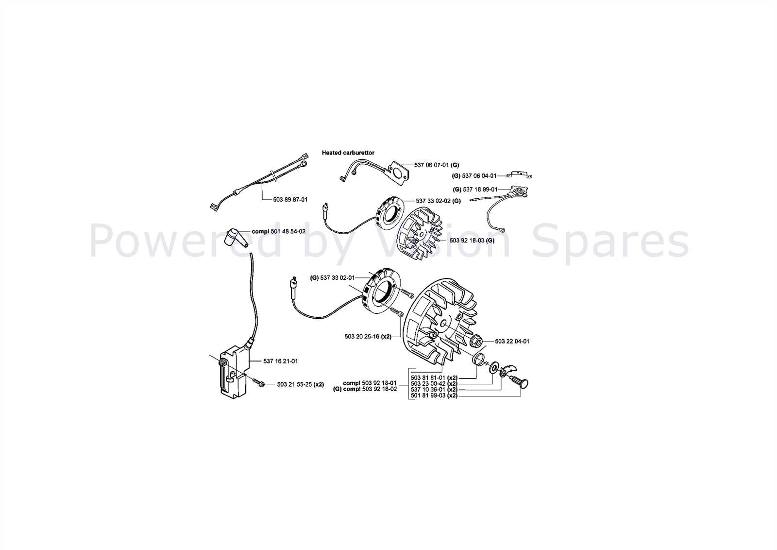 husqvarna 359 parts diagram