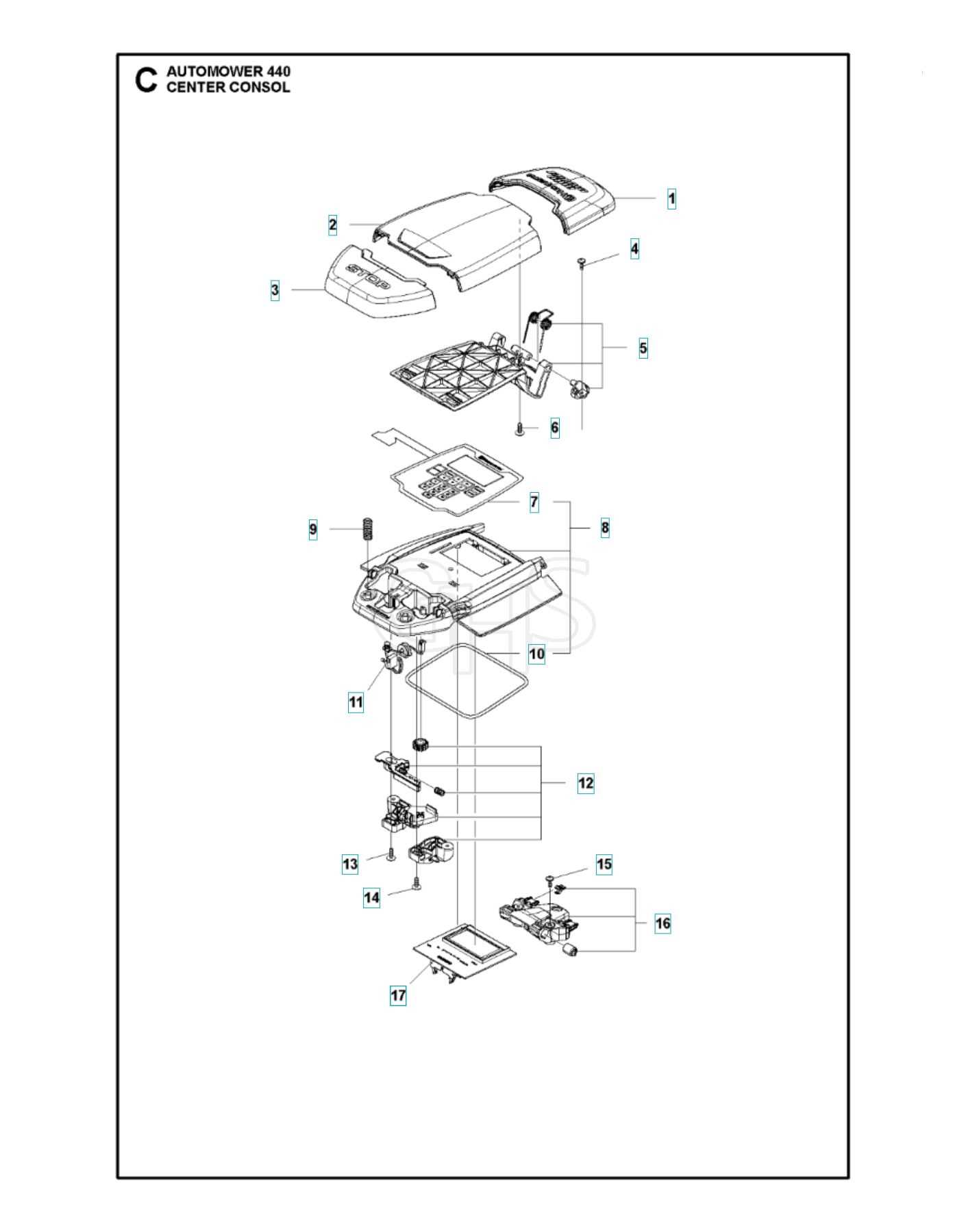 husqvarna 440 parts diagram