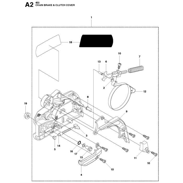 husqvarna 450 parts diagram