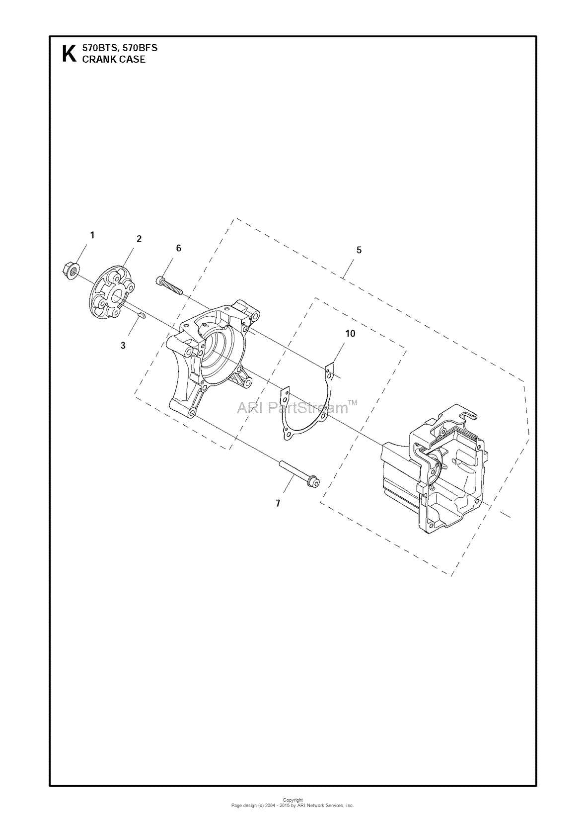 husqvarna 570bts parts diagram